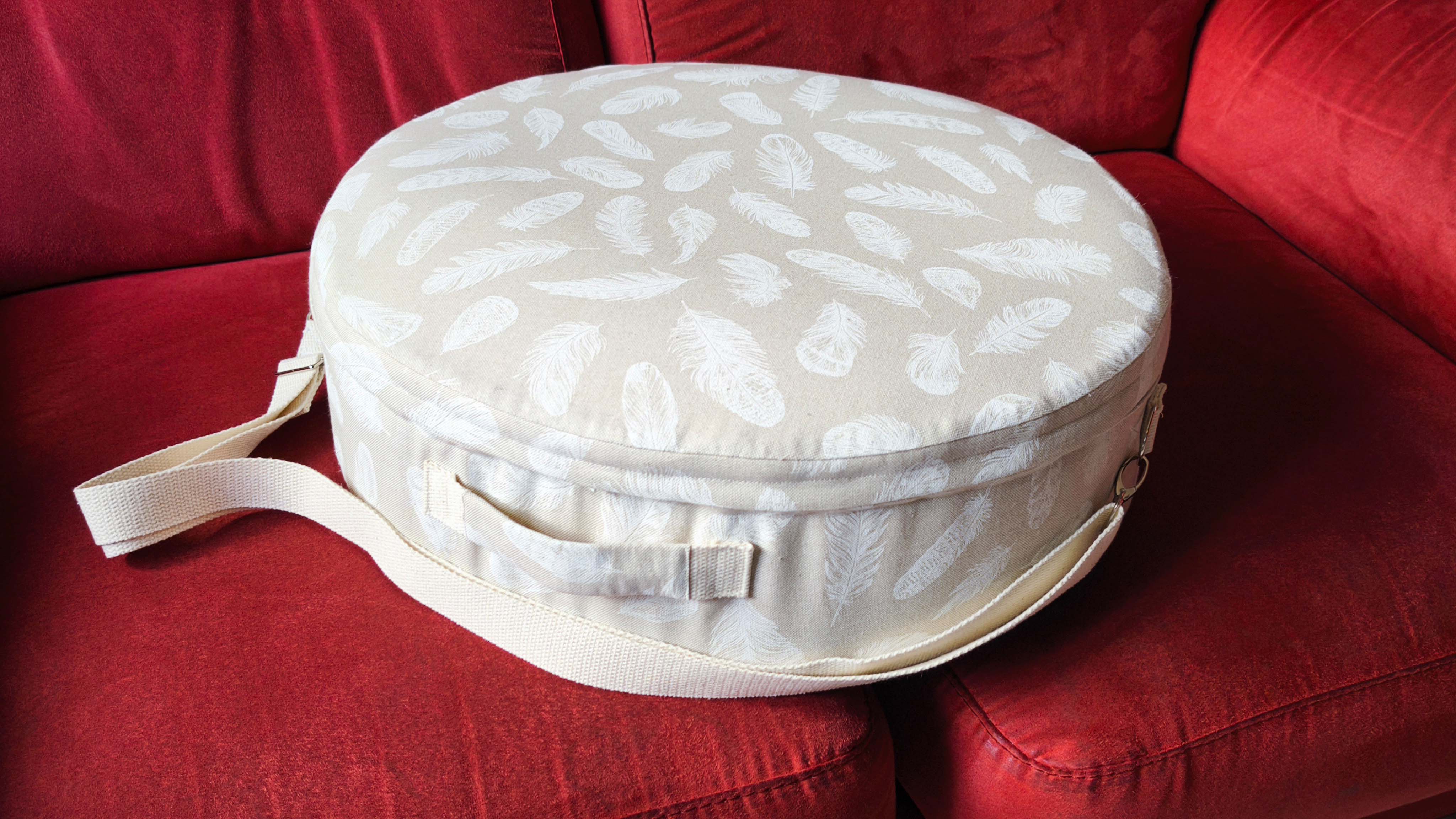 Housse plume pour tambour 45cm fermée
