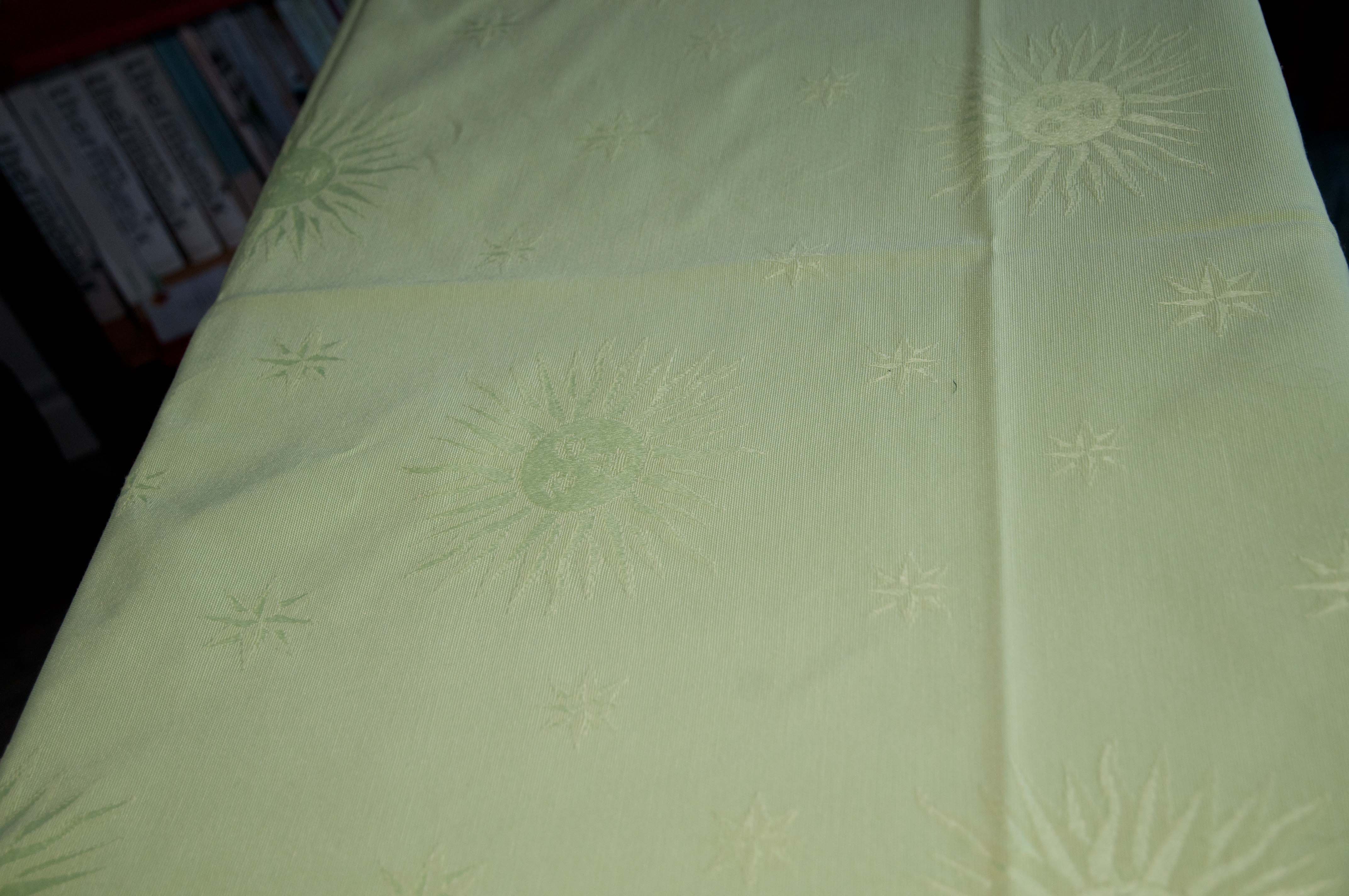 tissus soleil vert
