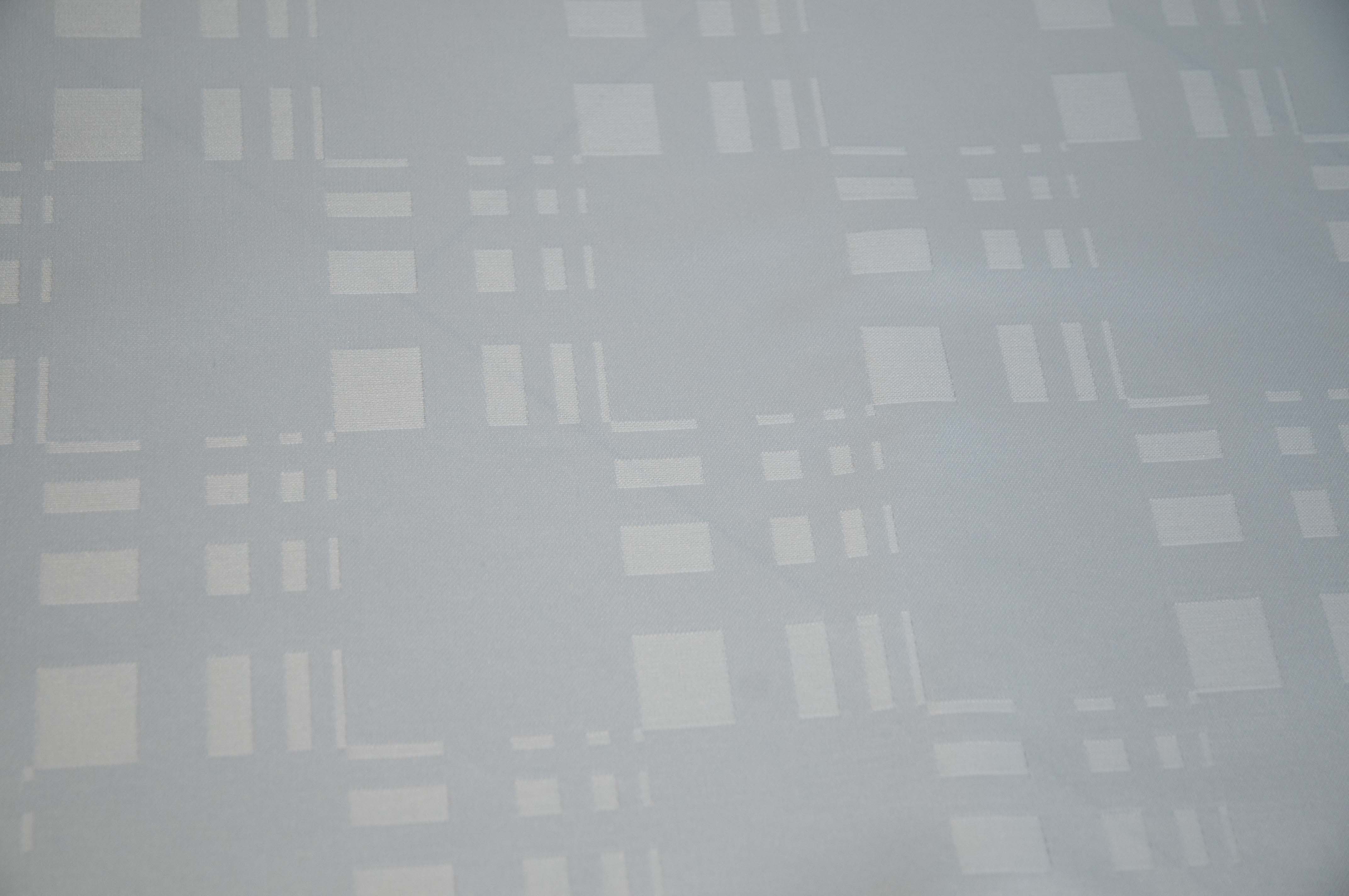 tissus damier blanc
